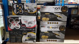 10 X Red5 Nano Drone &N 9 X Red5 Motion Control Drone