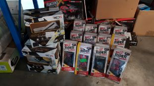 18 Items Ð 12 X Red5 Wall Rider & 6 X Red5 RC Helicopter Gyro Flyer