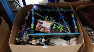 Contents Of Large Box Ð Mixed Menkind / Red5 Items To Inc Lazer Mad Battle Ops, Table Top Foo...