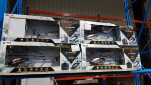 4 X Red5 Gyro Flyer Xl RC Helicopter