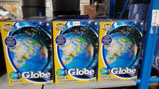 9 X Brainstorm Toys 2 In 1 Globe