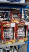 10 Items Ð 9 X Lucky Slot One Arm Bandit (2 X No Box) & 1 X Lucky Slot 2 In 1 Coin Bank
