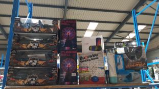 A15 Items Ð Mixed Lot To Inc 4 X Battle Tanks, 2 X Plasma Ball, 1 X He T900 Premium Wireless ...