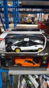 4 X Mixed RC Cars To Inc Lamborghini Reventon & Rastar Zonda R
