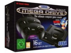 Sega Megadrive Mini 16 Bit Games Console. (RRP £79.99) Tested Ð Appears To Operate As It Sho...