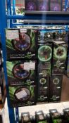 28 Items Ð 12 X Desktop Led Clock / Message Fan & 16 X Led Clockfan