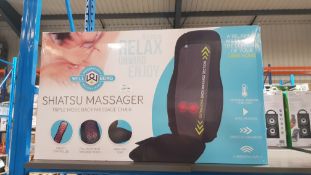 2 X Well Being Shiatsu Massager Triple Mode Back Massage Chair