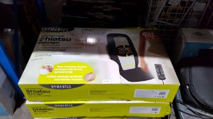 3 X Homedics Extended Track Shiatsu Massager With Heat