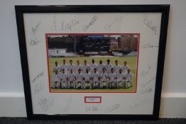 Essex County Cricket Club 2008 team signed