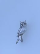 Nicole barr silver enameled broach