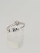 18ct diamond set ring