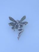 925 silver fairy broach
