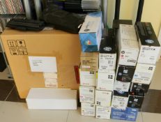 21 Genuine HP, Samsung Xerox Toner Cartridges.