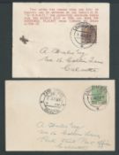 India - Airmail 1927 Jul 2 De Havilland Moth demonstration flight over Calcutta, flown by Flight Lt