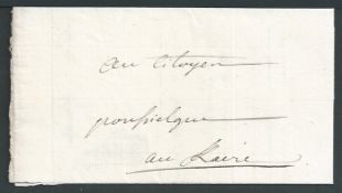 Egypt - French Occupation 1799 Entire Letter with printed heading of 