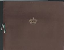 ROYALTY JORDAN KING HUSSEIN QUEEN MUNA 1970 CHRISTMAS CARD Letter from Amjad Magali, Chief of Royal