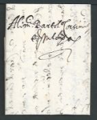 Italy - Corsini 1585 Entire letter from Jacomo and Palcido Ragazzoni, merchants in Venice to Bartolo