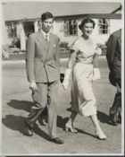 Royalty, DUKE OF KENT 1952 OLYMPIC GAMES HELSINKI Original press photo 203x250mm. The Duke of Kent