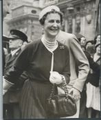 Royalty, DUCHESS OF KENT WESTMINSTER ABBEY CORONATION 1953 Original press photo