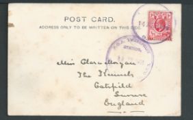 Orange Free State 1904 Postcard from Tweespruit posed 14th August 1904 with transit postmark of P.O.