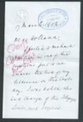 Boer War 1903 (Mar 17) Letter written and signed by Lord Roberts, to 