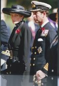 Royalty, ORIGINAL PRESS PHOTO PRINCESS DIANA PRINCE CHARLES WAR GRAVES JAPAN 199