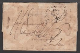 GREAT BRITAIN - SHIP LETTERS - ROCHESTER 1812 ( June 2). Entire letter from Smyrna to London,