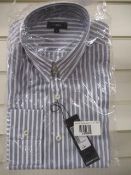 Brand new Peter Werth grey stripe medium RRP £45 size M