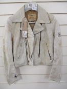 Brand new Belstaff model 923503 leather aviator blouson ladies old brown 80th anniversary jubil...