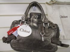 Chloe Paddington bag in aubergine