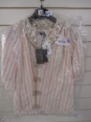 Brand new Mulberry striped blouse UK size 12 with tags approx. RRP £400