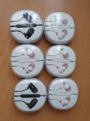 6 x new high quality earphones with mic volume control buttons rrp £30