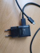 genuine samsung european 2 pin charger from the box rrp£40 plug + type-c cable