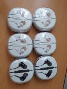 6 x new high quality earphones with mic volume control buttons rrp £30