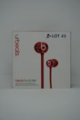 Beats by dr dre ur in- ear earphones - red
