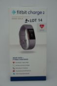Fitbit charge 2 heart rate fitness wrist band - rose gold