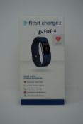 Fitbit charge 2 heart rate fitness wrist band - blue