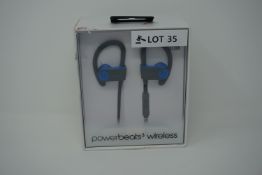Beats by dr dre power 3 wireless earphones -in ear -active collection -blue