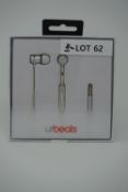 Beats by dr dre ur in- ear earphones -silver