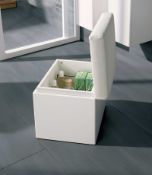 NEW Twyford White Bathroom Seat With Storage. RRP £254.99. TA0901WH. The Twyford White Bathroo...