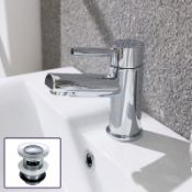 NEW (K264) Fiona Cloakroom Mono Basin Mixer Tap with Waste. The stunning design of this tap add...