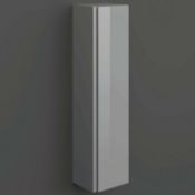 NEW (H105) 1600x360mm Terra White Gloss Storage Unit.