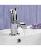NEW (K263) URBAN BASIN MONO MIXER TAP WITH POP UP WASTE. The Urban Bathroom Basin Mono mixer ca...