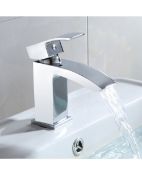 NEW (K78) ARKES WATERFALL BASIN MONO MIXER TAP. This outstanding basin mono mixer tap is a comp...