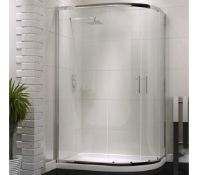 NEW (K17) Scudo 1200x800mm Quadrant 2 Door Shower Enclosure. RRP £303.99. 6mm toughened safety...
