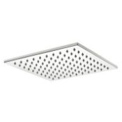 NEW (K158) 250mm Ultra Slim Waterall Shower Head.