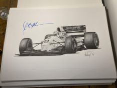 Christian Fittipaldi and Alan Stammers Signed Limited Edition Print