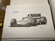 Christian Fittipaldi and Alan Stammers Signed Limited Edition Print