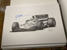 Christian Fittipaldi and Alan Stammers Signed Limited Edition Print