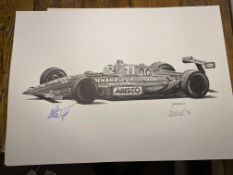 Alan Stammers and Nelson Piquet Signed Limited Edition Print
